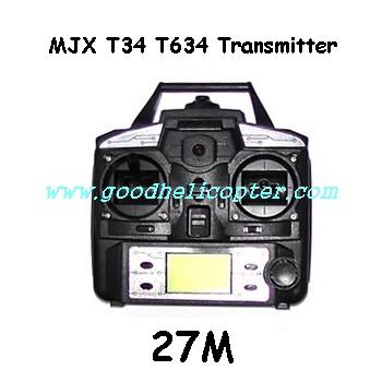 mjx-t-series-t34-t634 helicopter parts transmitter (27M)